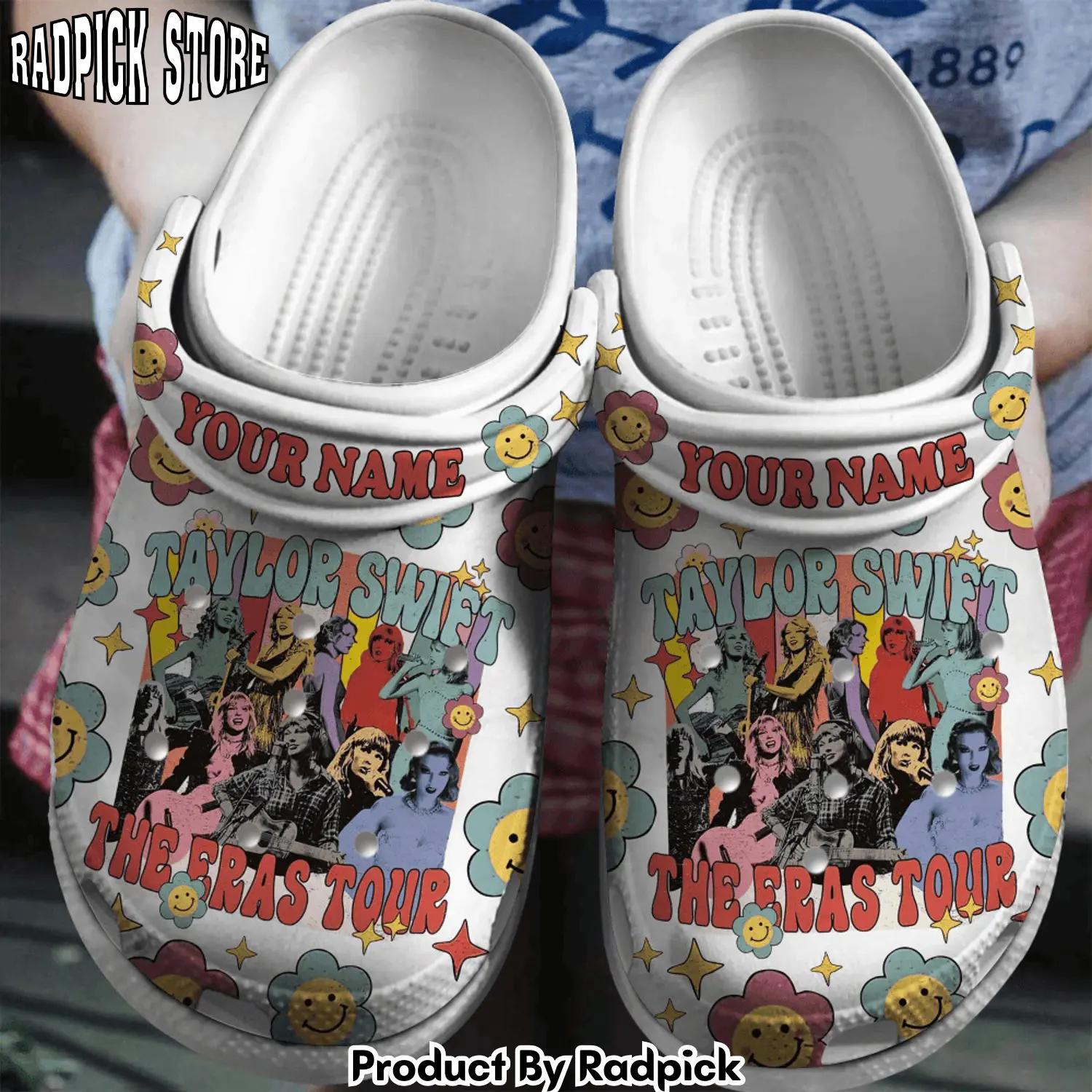 Radpick taylor swift music clogs shoes comfortable for men women kim rp652906